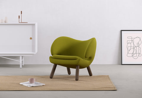 Pelican - Pelican Lounge Chair, Green Wool