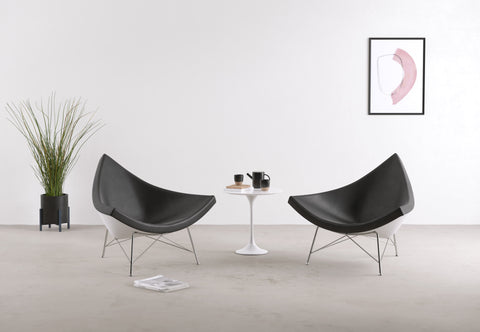 Coconut - Coconut Chair, Space Black Premium Leather